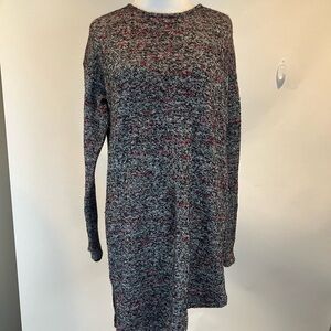 Pure J Jill Asymmetrical Hem Tunic Sweater